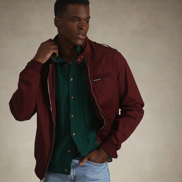 Members Only Other - Members Only Maroon Men’s Classic Iconic Racer Jacket